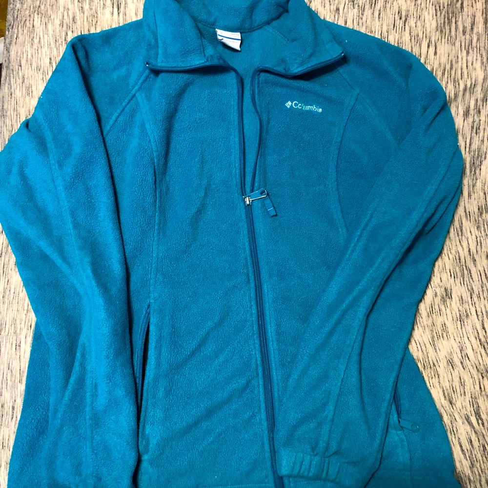 Fleece Columbia jacket.
